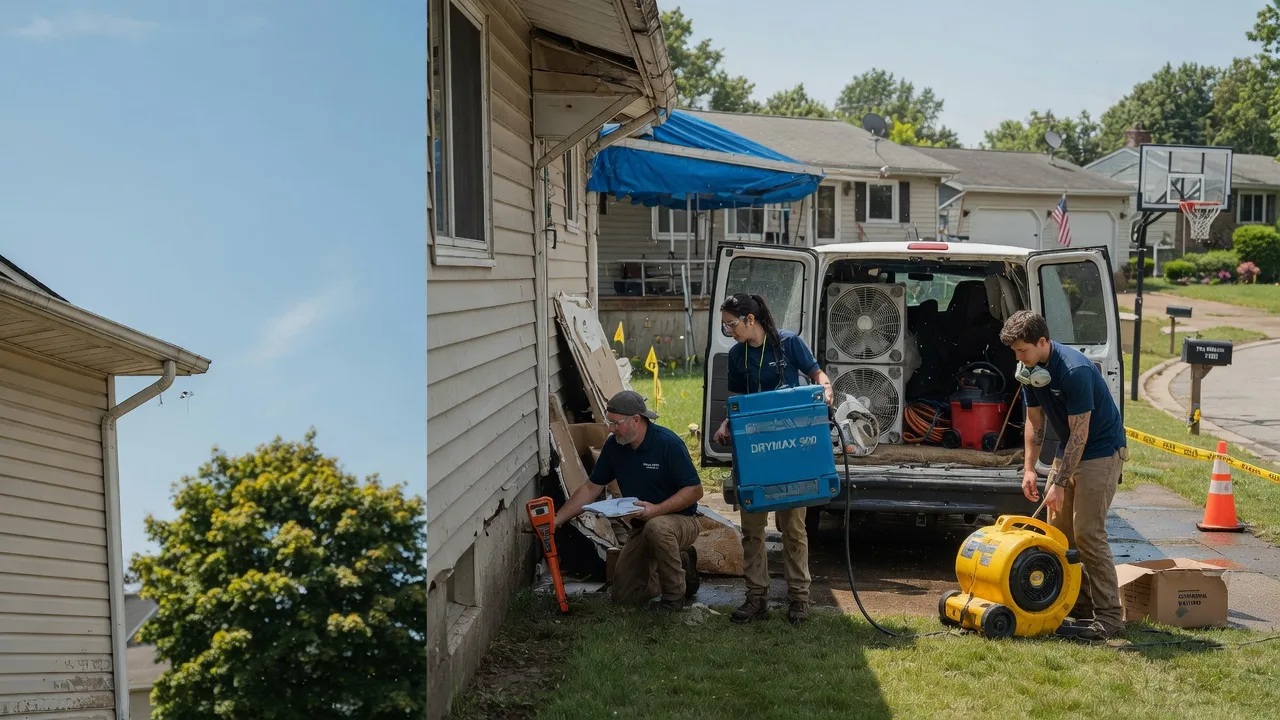 Ceiling Leak Cleanup in Vermilion, OH near me