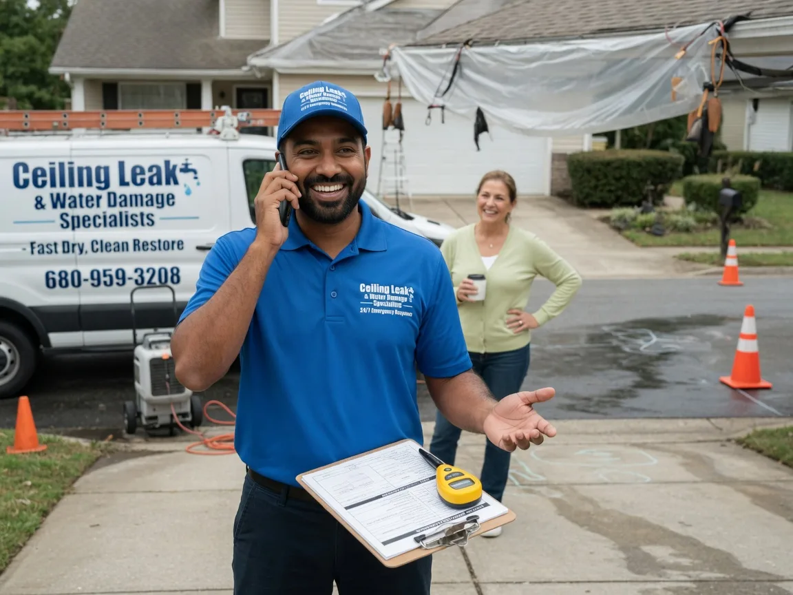 Ceiling Leak Cleanup Vermilion, OH FAQs